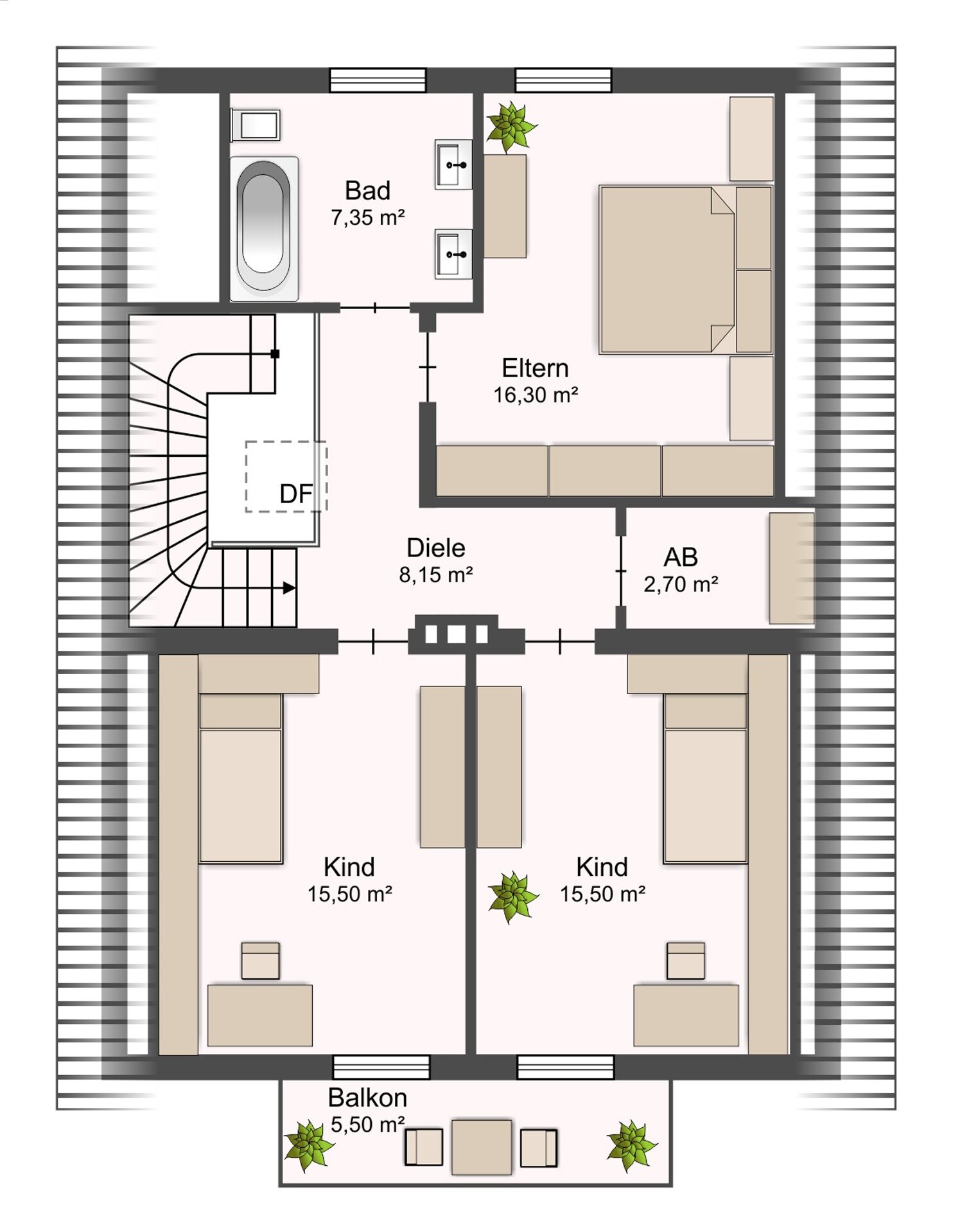 Grundriss Dachgeschoss