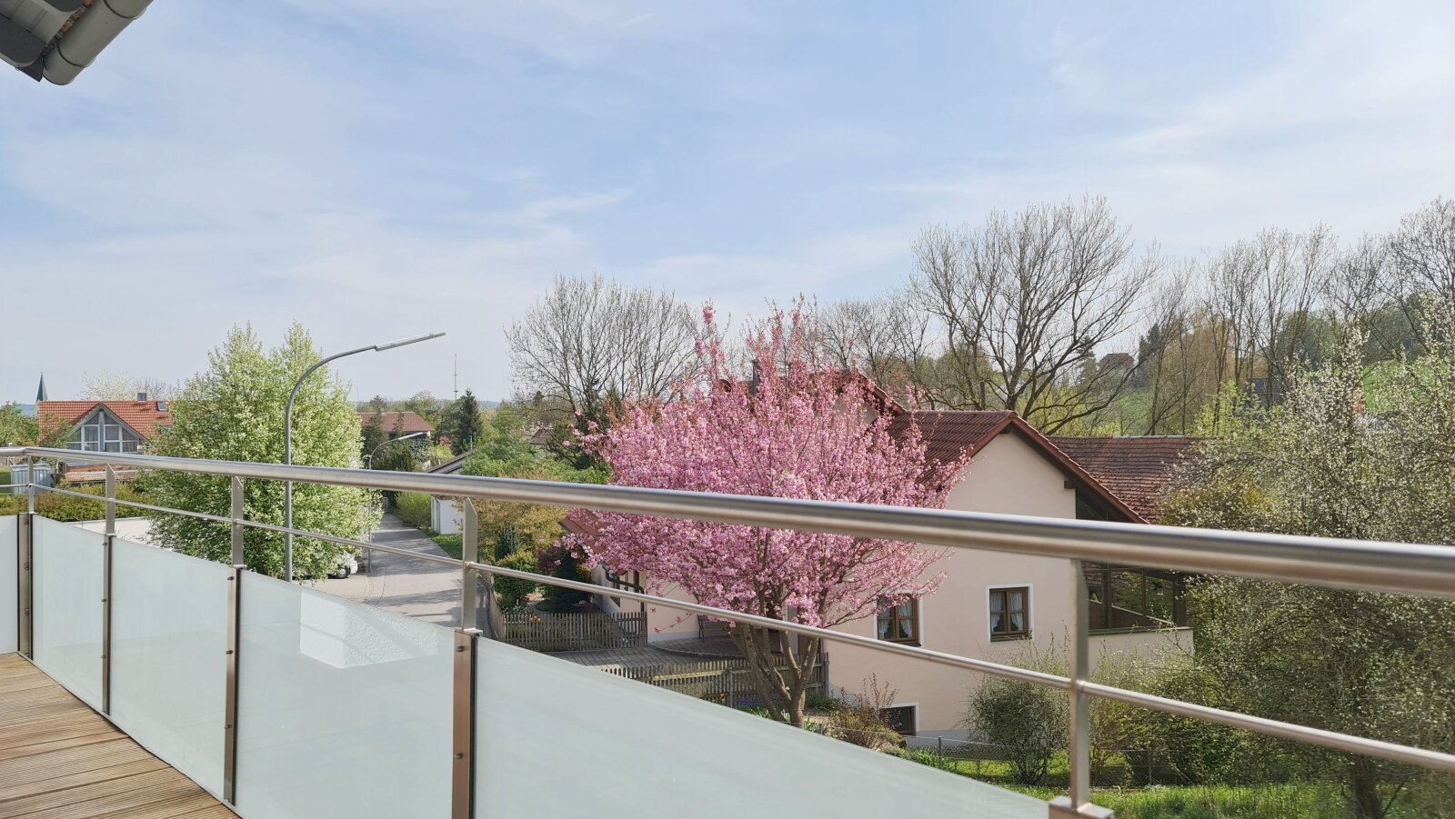 Blick vom Balkon