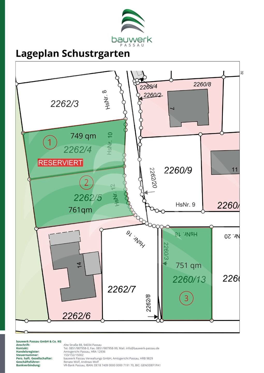 Lageplan Schustergarten