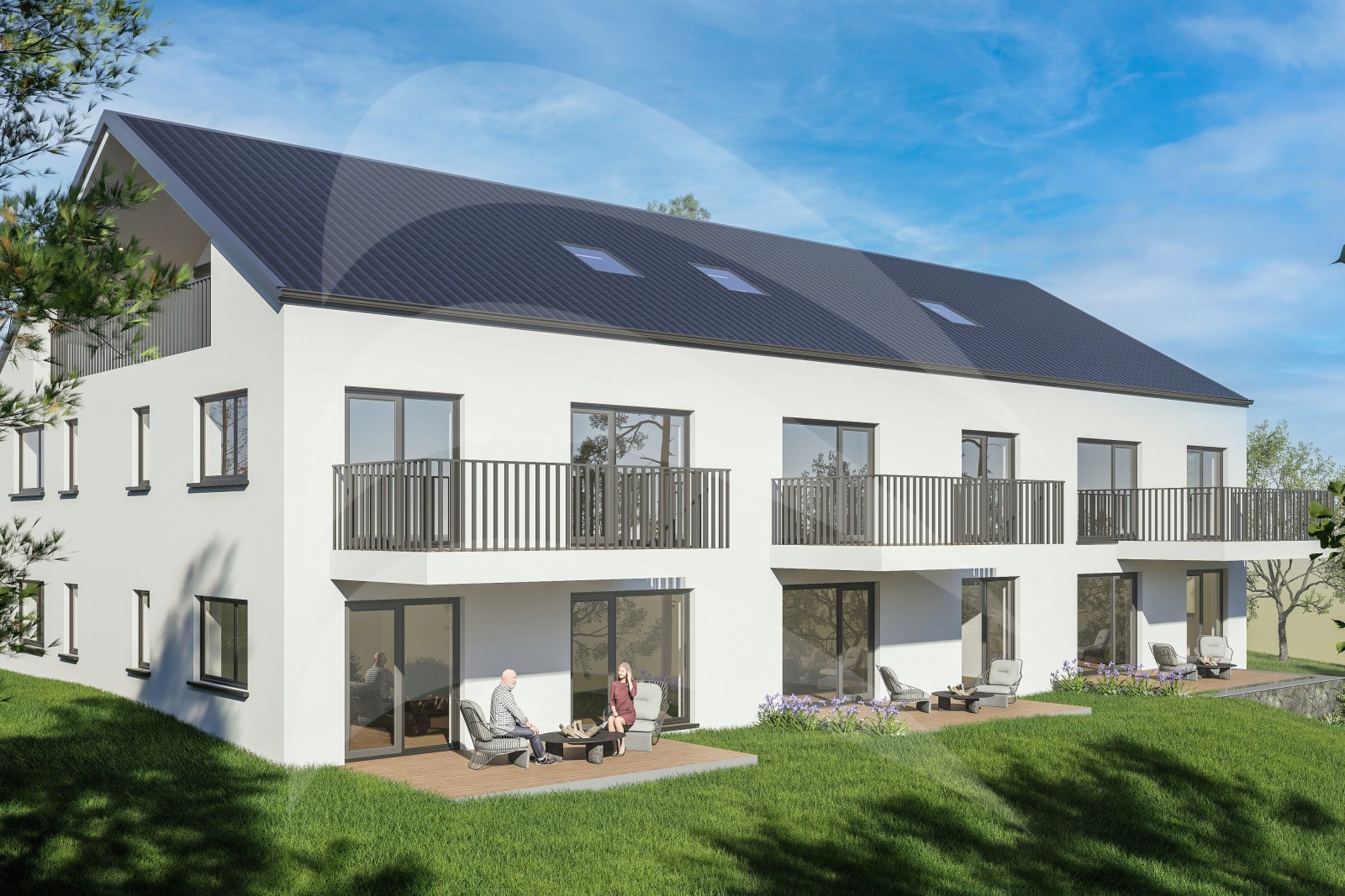 KFW-40 QNG: 2-Zimmer Neubauwohnung im Erdgeschoss mit Garten KFW-40 QNG: 2-Zimmer Neubauwohnung im Erdgeschoss mit Garten