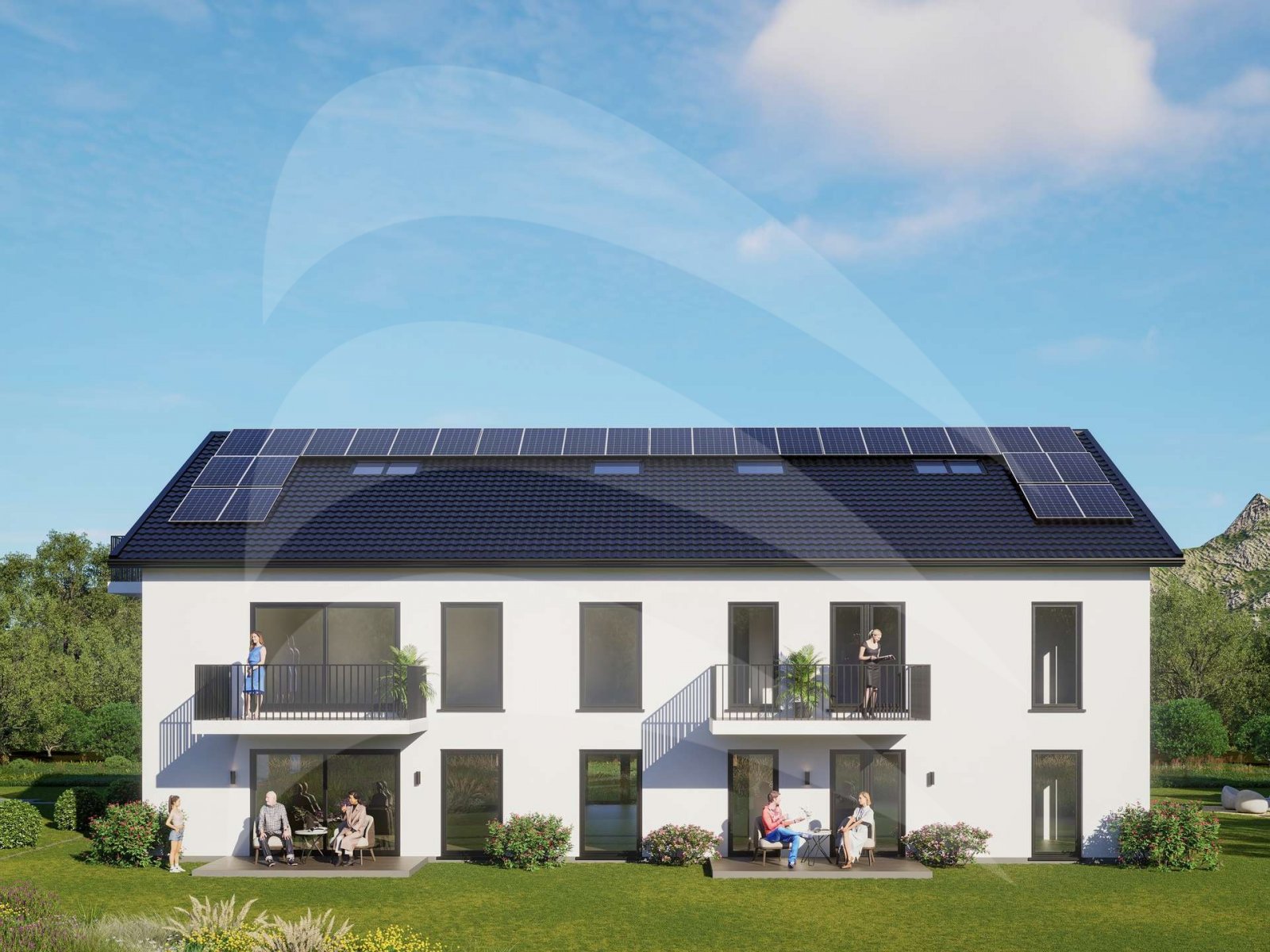 KFW40 mit QNG und 180qm Fläche: Riesige 4-Zimmer-Maisonette-Wohnung mit 3 weiteren Räumen im UG KFW40 mit QNG und 180qm Fläche: Riesige 4-Zimmer-Maisonette-Wohnung mit 3 weiteren Räumen im UG