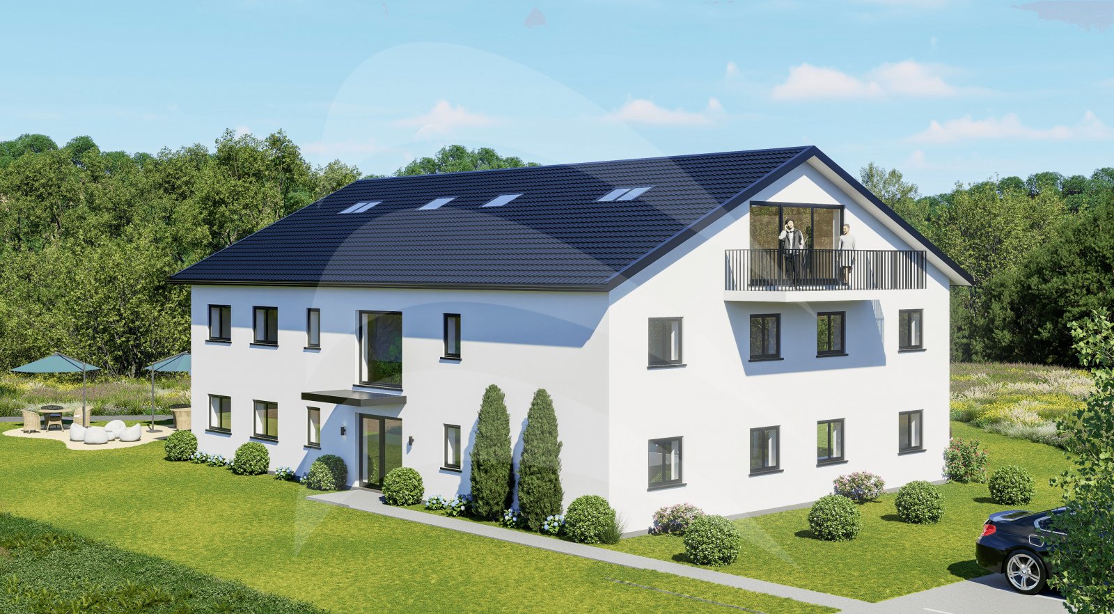 NEUBAU KFW40 mit QNG: Exklusive 3-Zimmer-Dachgeschoss-Wohnung in Donaustauf/Sulzbach NEUBAU KFW40 mit QNG: Exklusive 3-Zimmer-Dachgeschoss-Wohnung in Donaustauf/Sulzbach
